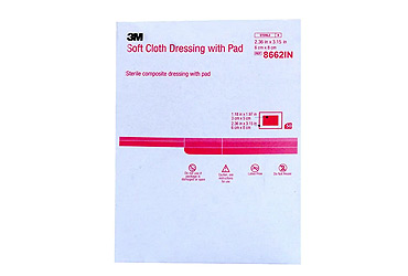 Soft cloth dressing pad