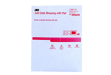 Soft cloth dressing pad
